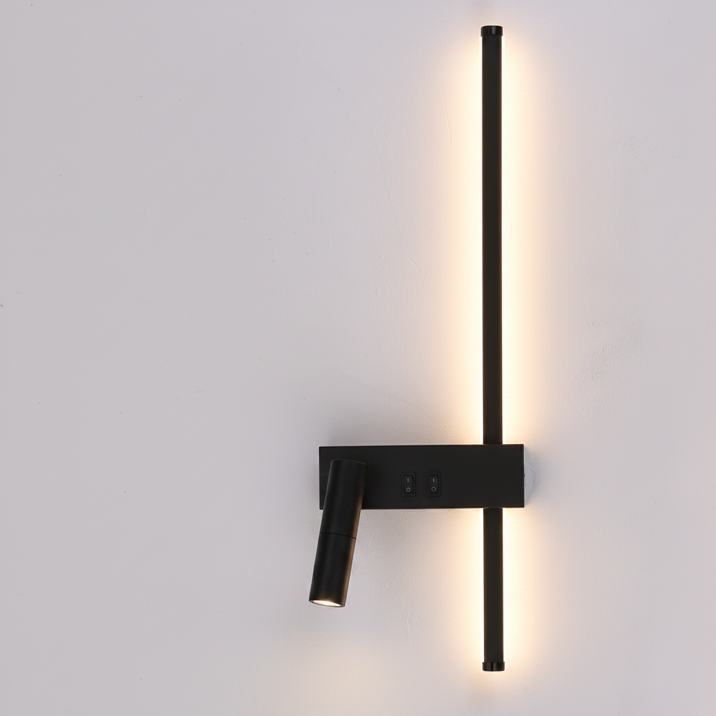 Nolisse Scandinavian Bedside Lamp – Modern Wall Mount for Cozy Ambiance