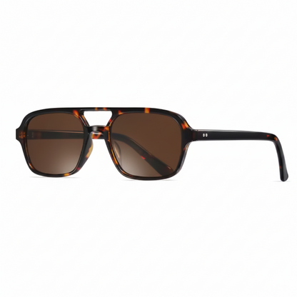 Riviera Sunglasses – Stylish Black Acetate Frame with UV Protection