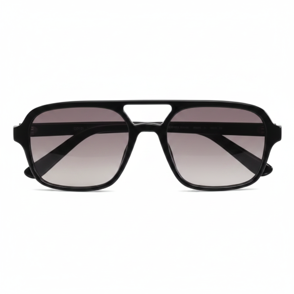 Riviera Sunglasses – Stylish Black Acetate Frame with UV Protection