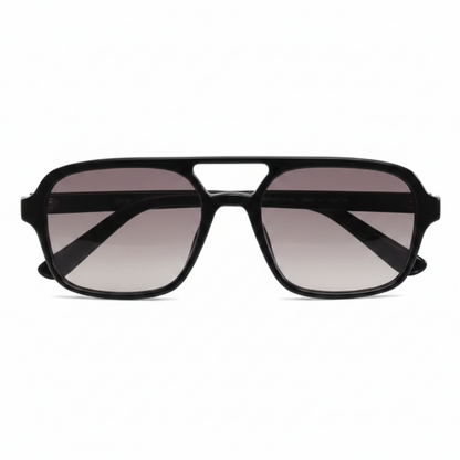 Riviera Sunglasses – Stylish Black Acetate Frame with UV Protection