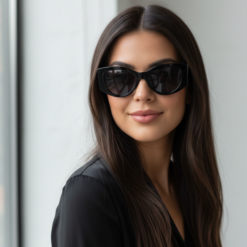 Millie Retro Sunglasses – Clear Vision with UV400 Protection