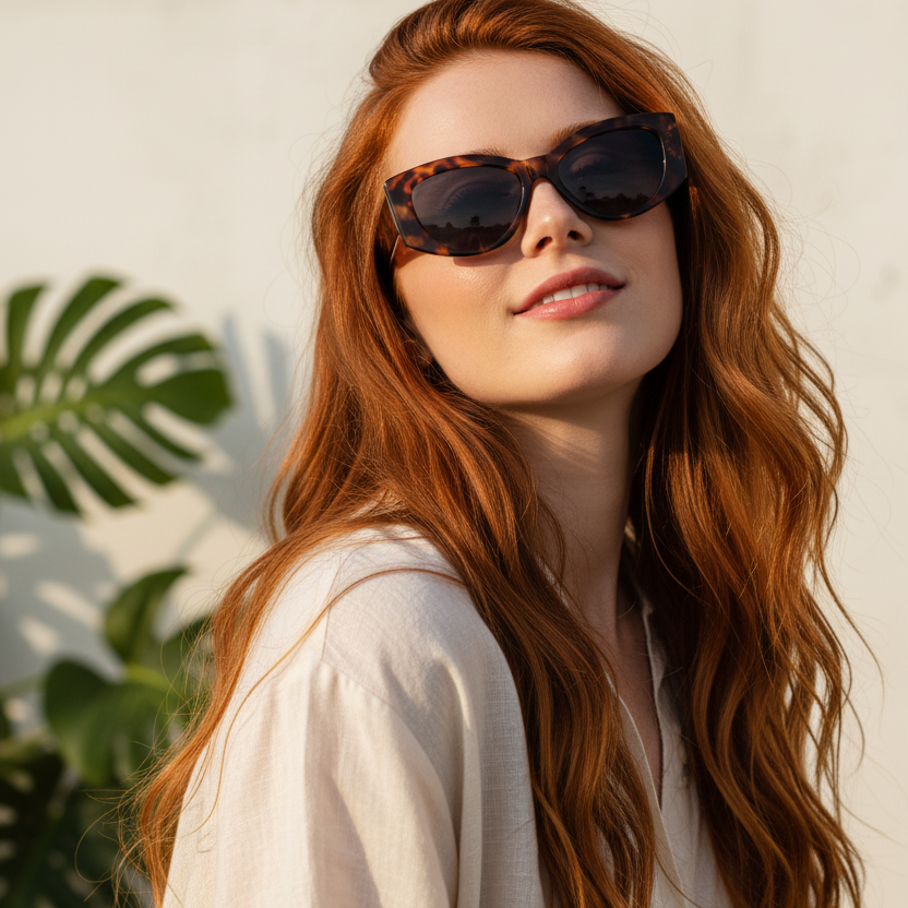 Millie Retro Sunglasses – Clear Vision with UV400 Protection