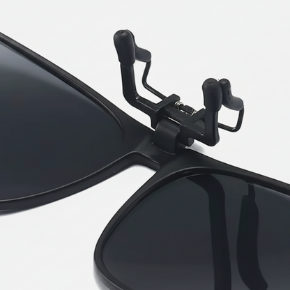 Pioneer Unisex Polarized Sunglasses – Vintage Clip-On Design with UV400 Protection
