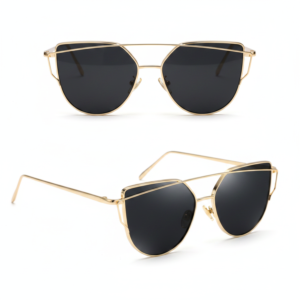 Oria Women's Cat Eye Sunglasses – UV400 Protection for Trendy Summer Looks