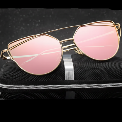 Oria Women's Cat Eye Sunglasses – UV400 Protection for Trendy Summer Looks