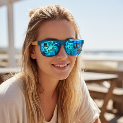 Bamboo Breeze Unisex Sunglasses – Lightweight UV400 Protection for Outdoor Fun