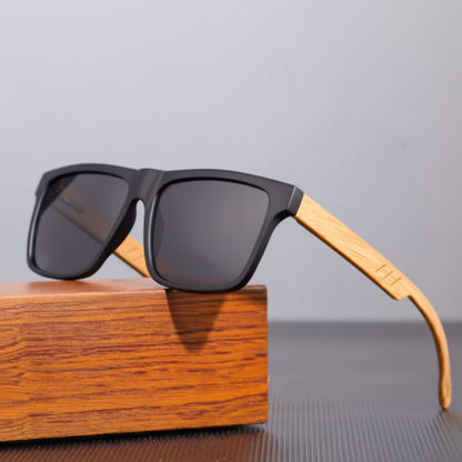 Bamboo Breeze Unisex Sunglasses – Lightweight UV400 Protection for Outdoor Fun