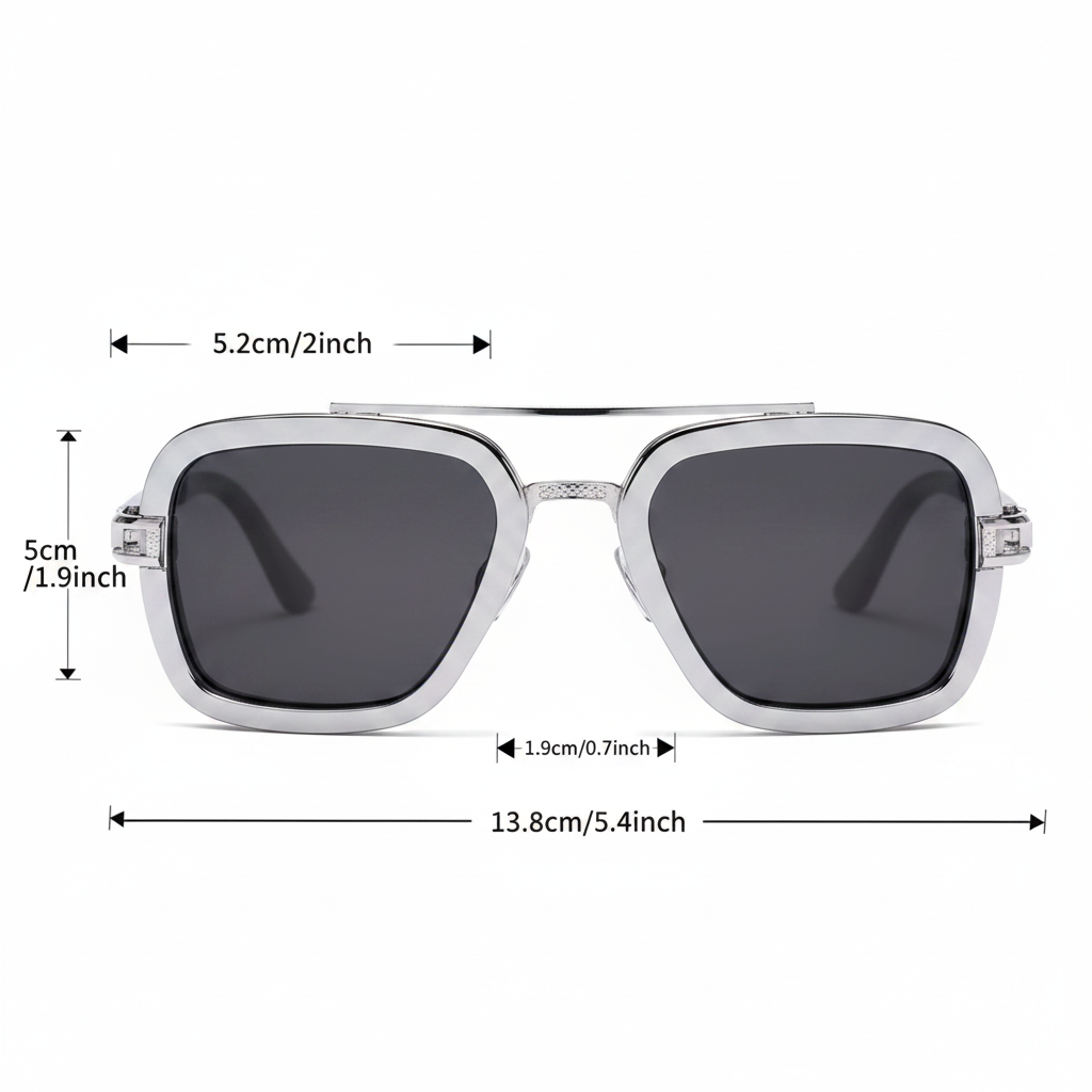 Nero Men's Sunglasses – Aviator Design With UV 400 Protection For Stylish Outdoor Wear