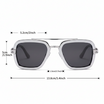 Nero Men's Sunglasses – Aviator Design With UV 400 Protection For Stylish Outdoor Wear