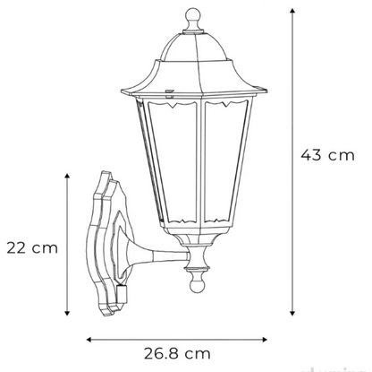 Beacon Modern Outdoor Wall Light – Motion Sensor for Enhanced Security