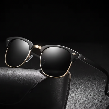 Clover Unisex Polarized Pilot Sunglasses – Classic Style for Outdoor Clarity