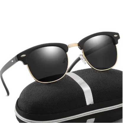Clover Unisex Polarized Pilot Sunglasses – Classic Style for Outdoor Clarity