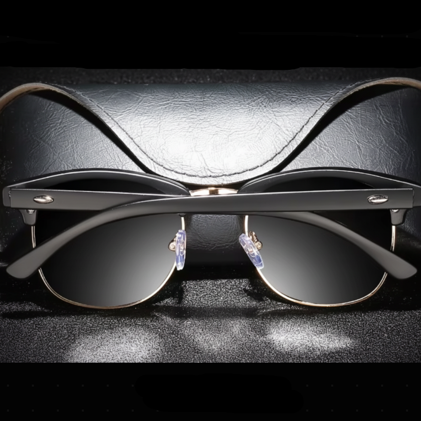 Clover Unisex Polarized Pilot Sunglasses – Classic Style for Outdoor Clarity