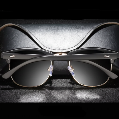 Clover Unisex Polarized Pilot Sunglasses – Classic Style for Outdoor Clarity