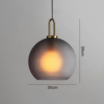 Horizon Sleek Smoked Pendant Light – Nordic Design Glass Pendant Lighting for Modern Interiors