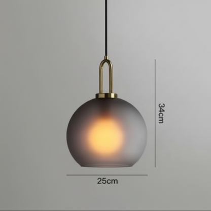 Horizon Sleek Smoked Pendant Light – Nordic Design Glass Pendant Lighting for Modern Interiors
