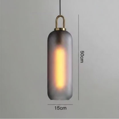 Horizon Sleek Smoked Pendant Light – Nordic Design Glass Pendant Lighting for Modern Interiors