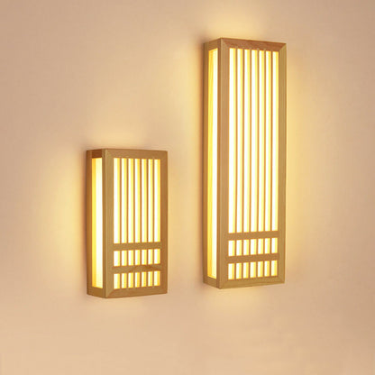 Jade Wooden LED Wall Lamp – Minimalist Design for Tranquil Ambience