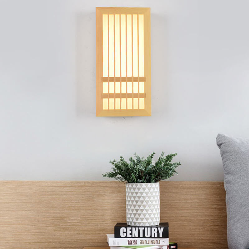 Jade Wooden LED Wall Lamp – Minimalist Design for Tranquil Ambience