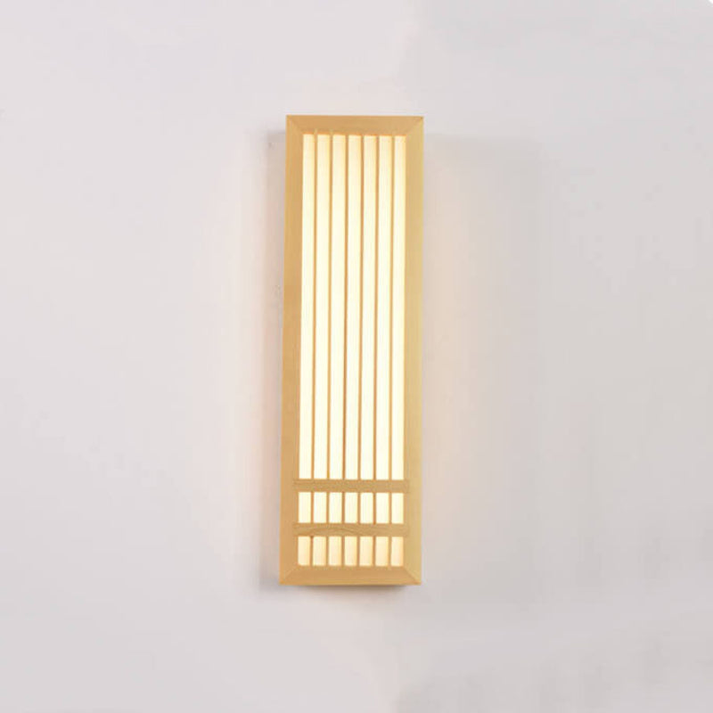 Jade Wooden LED Wall Lamp – Minimalist Design for Tranquil Ambience