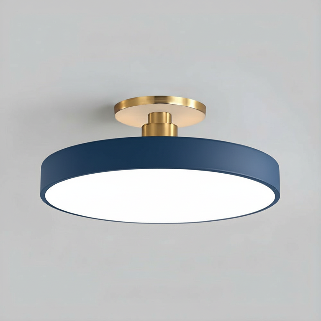 Solon Sleek Scandinavian LED Ceiling Light Fixture – Energy-Efficient Illumination for Modern Spaces