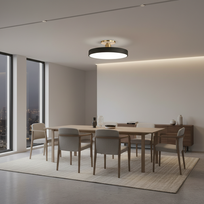 Solon Sleek Scandinavian LED Ceiling Light Fixture – Energy-Efficient Illumination for Modern Spaces