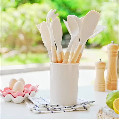 Libra Sleek Home Chefs Silicone Kitchen Utensils Set – Durable Eco-Friendly Tools