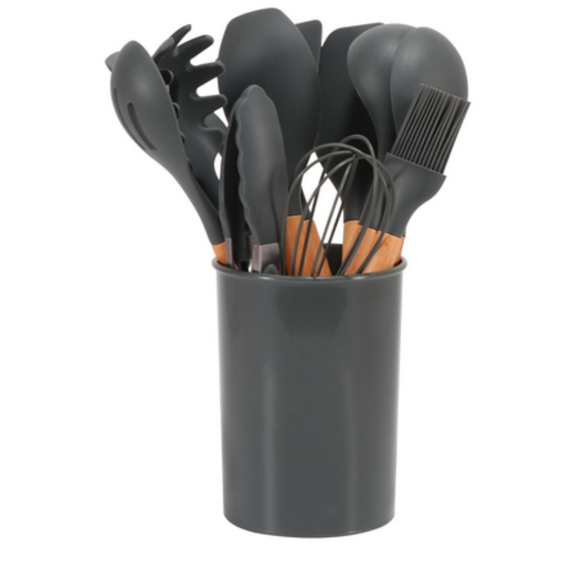 Libra Sleek Home Chefs Silicone Kitchen Utensils Set – Durable Eco-Friendly Tools
