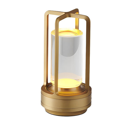 Valen Sleek Portable Lantern Table Lamp – Cordless Design for Adjustable Bedside Lighting