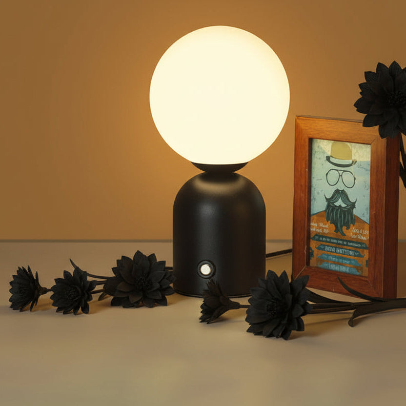 Myron Sleek Scandinavian Dimmable Bedside Table Lamp – Modern LED Design for Stylish Bedrooms