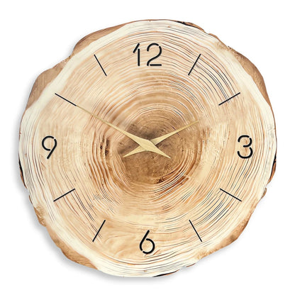 Nova Sleek Scandinavian Silent Wooden Clock – Minimalist Design for Modern Spaces
