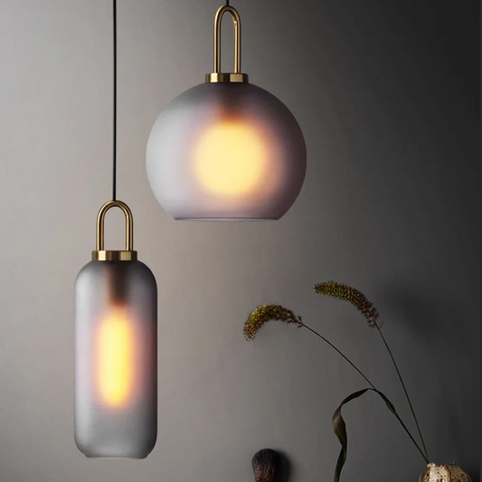 Horizon Sleek Smoked Pendant Light – Nordic Design Glass Pendant Lighting for Modern Interiors
