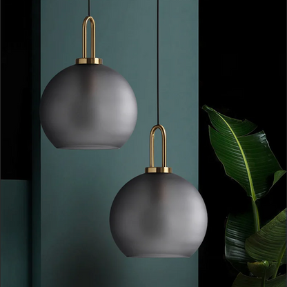 Horizon Sleek Smoked Pendant Light – Nordic Design Glass Pendant Lighting for Modern Interiors