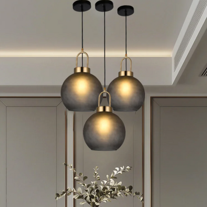 Horizon Sleek Smoked Pendant Light – Nordic Design Glass Pendant Lighting for Modern Interiors