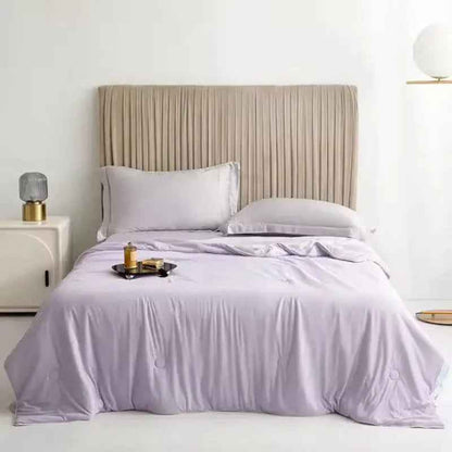 Sleek Pastel Summer Cooling Blanket – Lightweight Comfort for Warm Nights