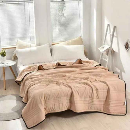 Sleepease Summer Cooling Blanket – Soft Breathable Comfort for Restful Sleep