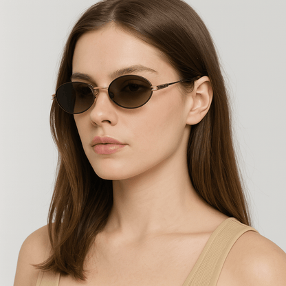 Solea Women's Retro Sunglasses – UV400 Lenses for Everyday Comfort