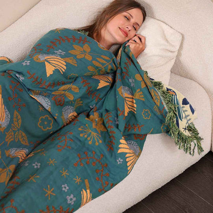 Sally Boho Throw Blanket – Cozy Lightweight Design for Stylish Comfort