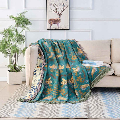 Sally Boho Throw Blanket – Cozy Lightweight Design for Stylish Comfort