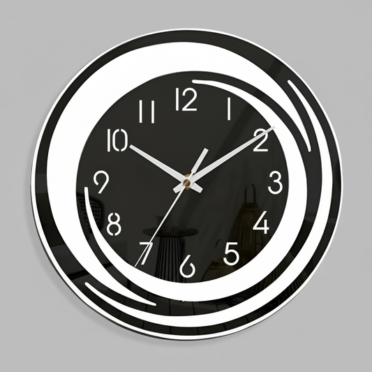 Sora Modern Wall Clock – Sleek Acrylic Design for Minimalist Spaces