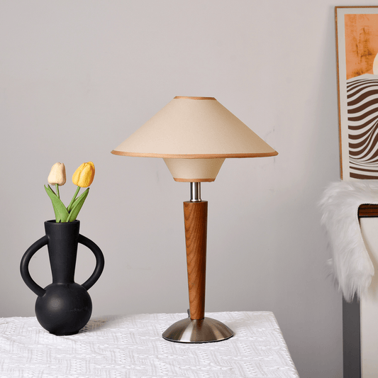 Brelin Indoor Table Lamp – Stylish Fabric Shade for Cozy Bedside Lighting