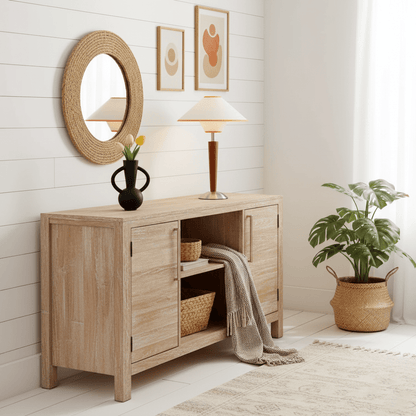 Brelin Indoor Table Lamp – Stylish Fabric Shade for Cozy Bedside Lighting