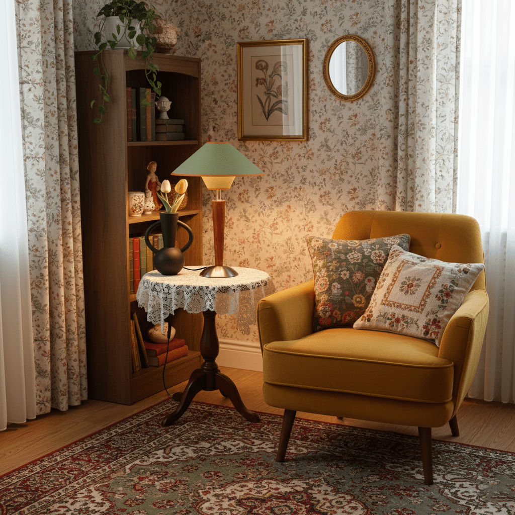Brelin Indoor Table Lamp – Stylish Fabric Shade for Cozy Bedside Lighting