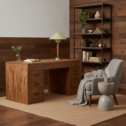 Brelin Indoor Table Lamp – Stylish Fabric Shade for Cozy Bedside Lighting