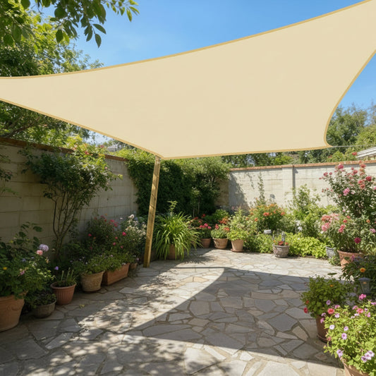 Verra Square Garden Shade Sail – Waterproof UV Protection Canopy for Patios