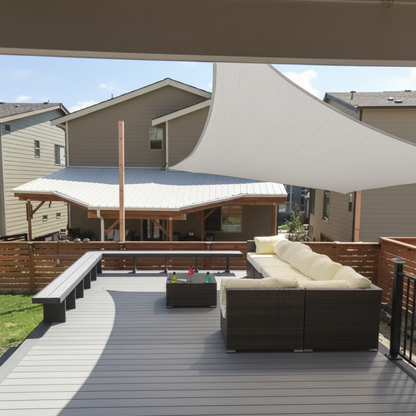 Veron Rectangle Garden Shade Sail – Waterproof UV Protection for Outdoor Spaces