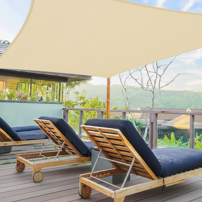 Veron Rectangle Garden Shade Sail – Waterproof UV Protection for Outdoor Spaces