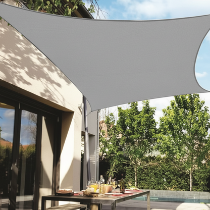 Veron Rectangle Garden Shade Sail – Waterproof UV Protection for Outdoor Spaces