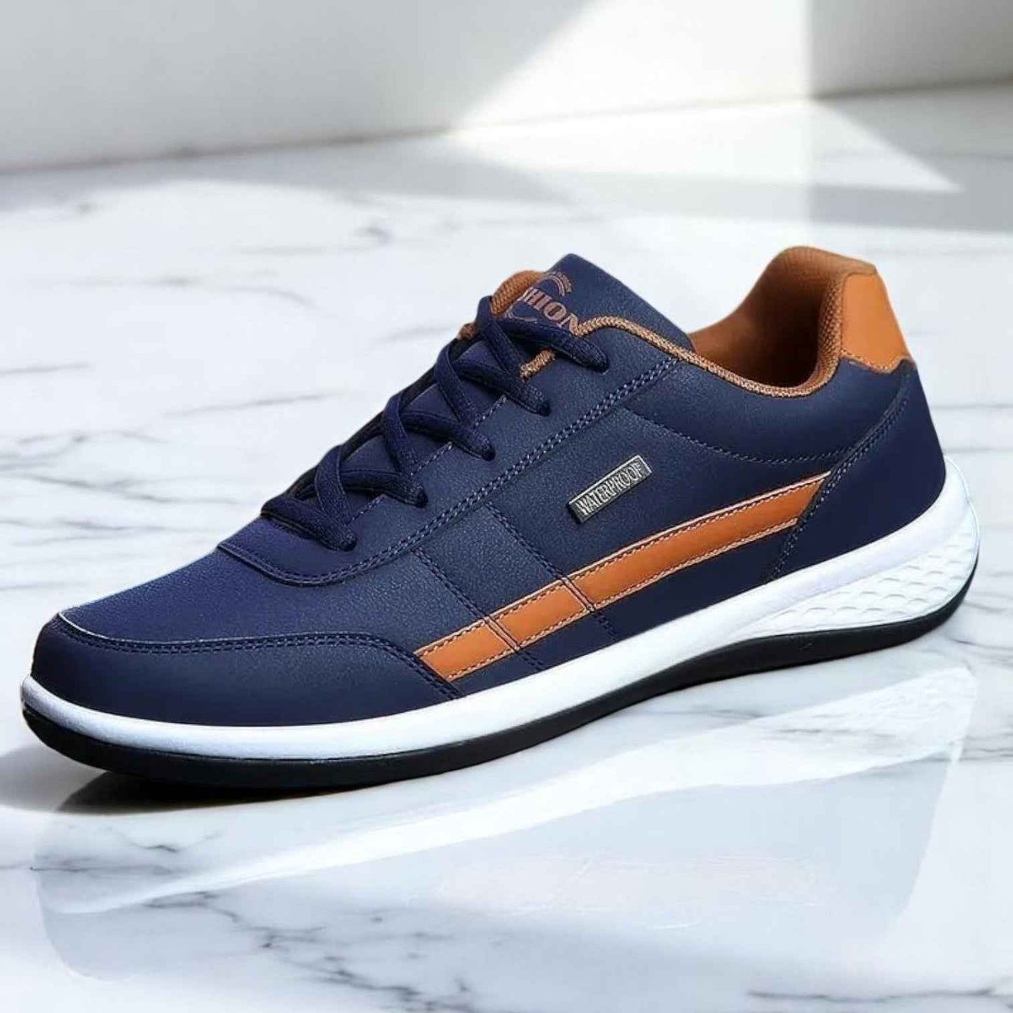 Theo Men's Waterproof Sneakers – Ergonomic Support for All-Day Comfort