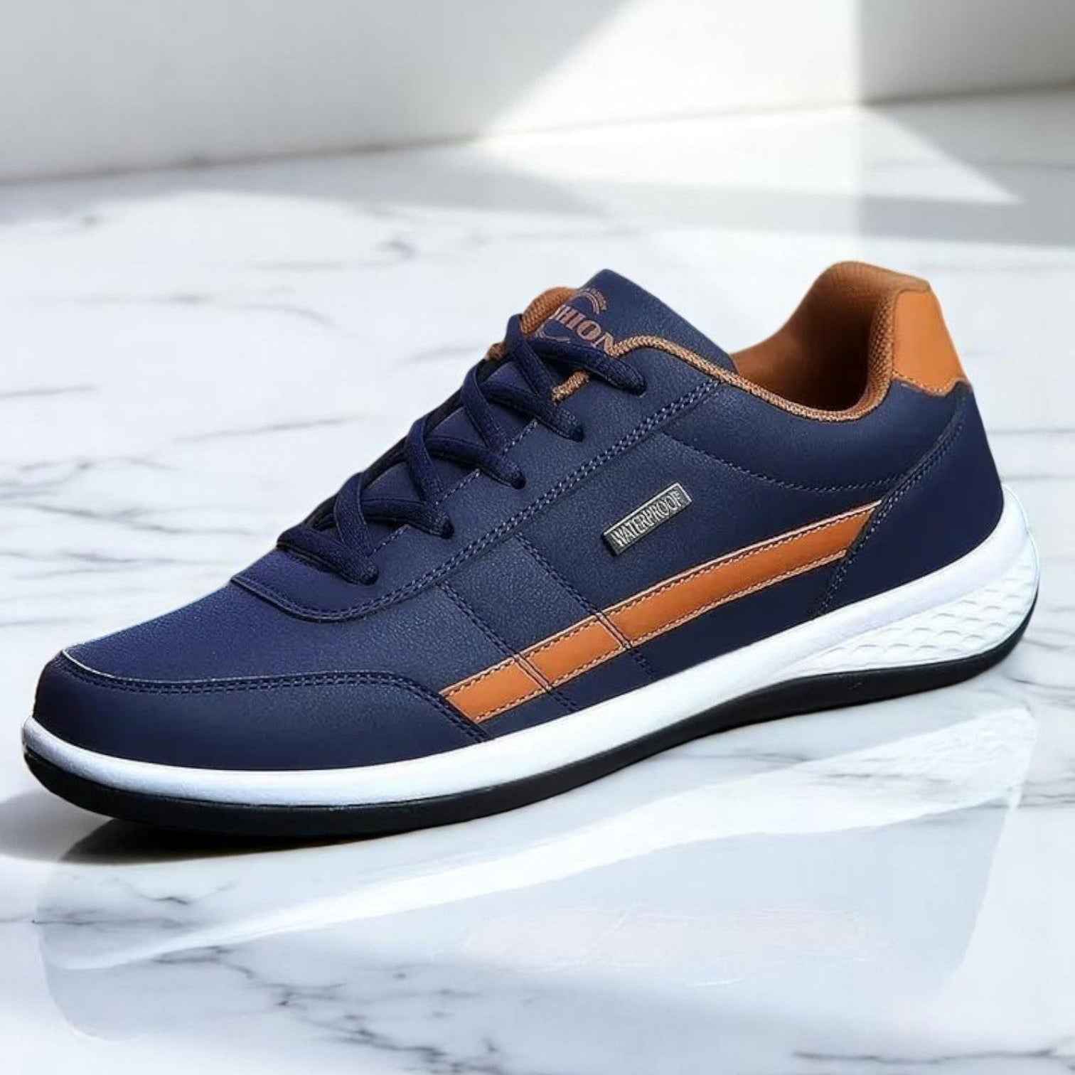 Theo Men's Waterproof Sneakers – Ergonomic Support for All-Day Comfort